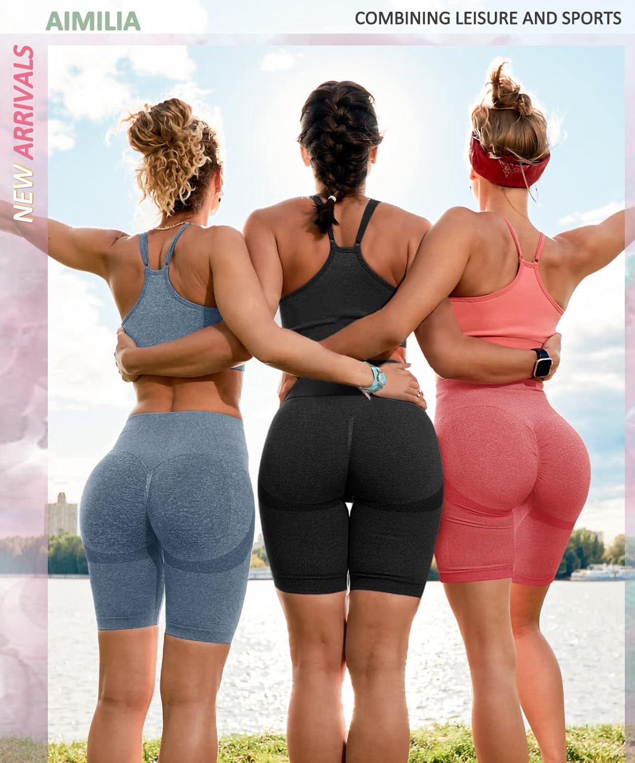 Women Seamless Biker Yoga Shorts Workout High Waist Spandex Gym Shorts Butt Lifting Booty Leggings Hot Pants